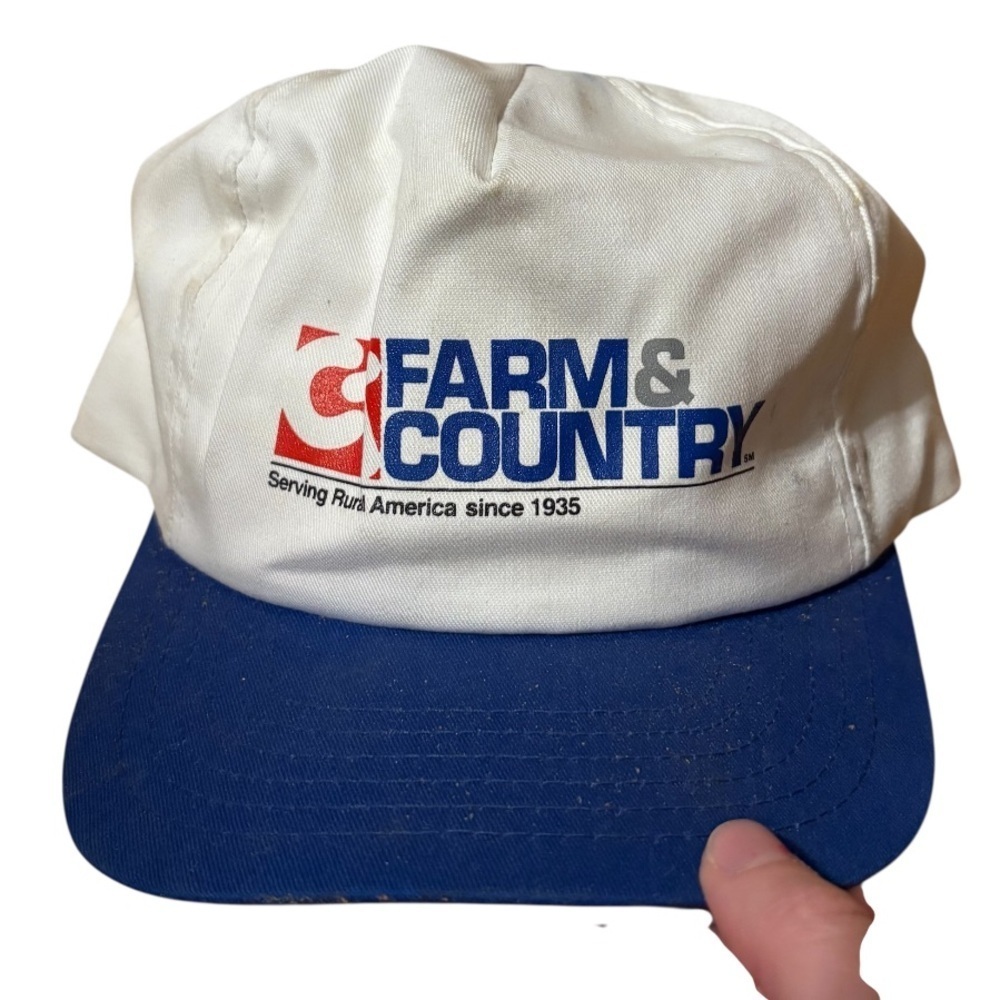 Vintage CT CENTRAL TRACTOR FARM & COUNTRY Trucker Hat Snapback